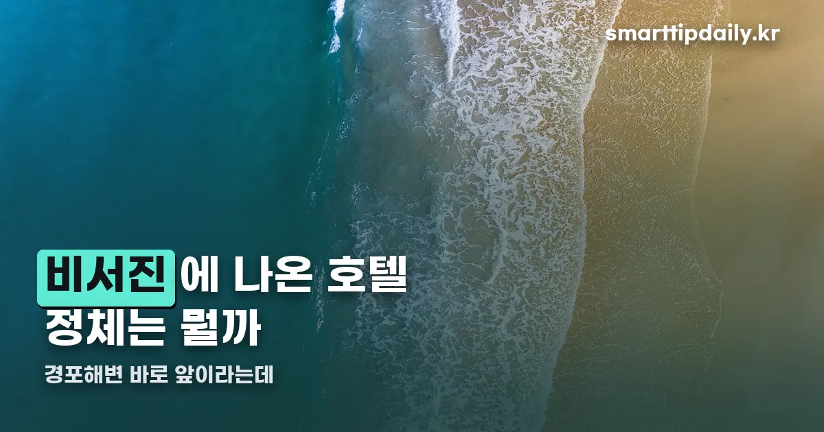 비서진 강릉 호텔 정리 썸네일