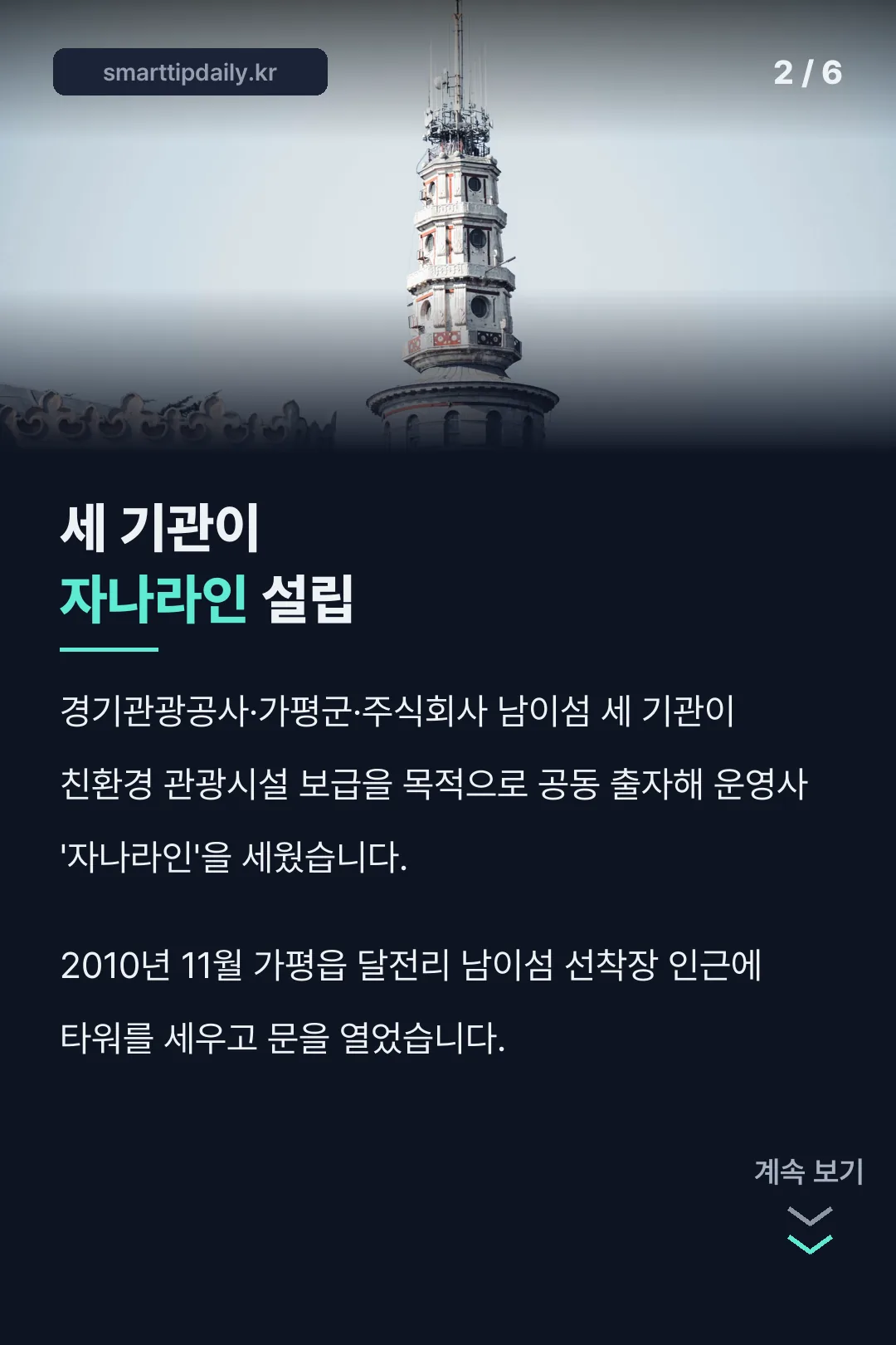 자나라인 공동 설립 기록
