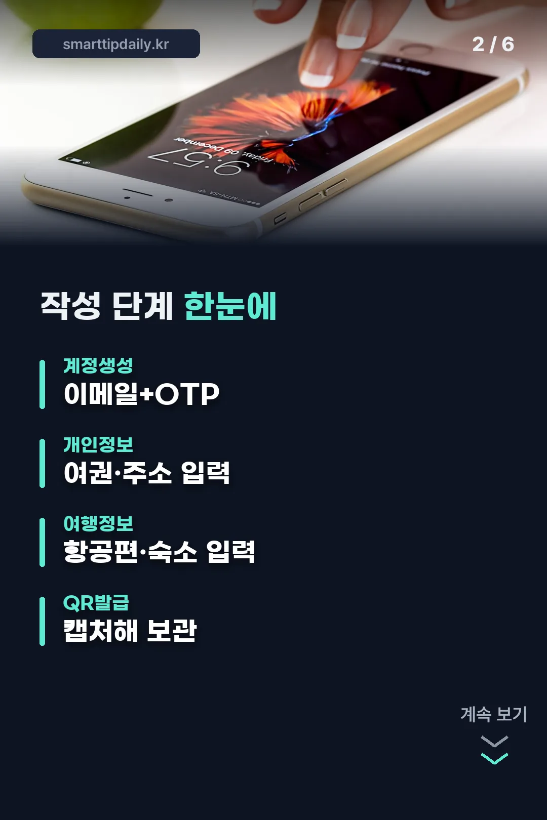작성 단계 한눈에