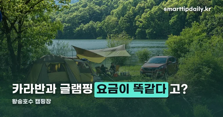 왕송호수 캠핑장 정리 썸네일